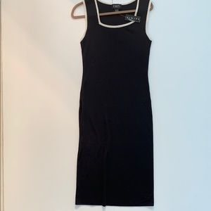 NWT Women’s Sleeveless Black Midi Sheath Dress